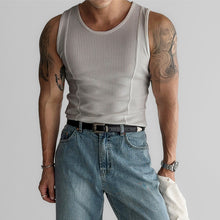 Load image into Gallery viewer, American Vertical Striped Slim Fit Knitted Vest
