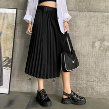 Load image into Gallery viewer, Japanese Casual Two-piece Irregular Short-sleeved Pleated Skirt
