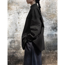 Load image into Gallery viewer, Vintage Stand Collar Loose Shirt
