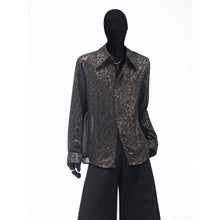 Load image into Gallery viewer, Leopard-print Casual Long-sleeve Shirt
