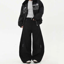 Load image into Gallery viewer, American Retro Deconstructed Rivet Scimitar Pants
