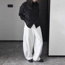 Load image into Gallery viewer, Stand-up Collar Loose Solid Color Shirt
