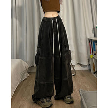Load image into Gallery viewer, Vintage Corduroy Cargo Wide-leg Pants
