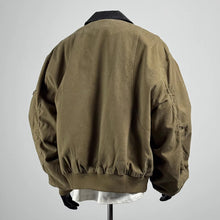 Load image into Gallery viewer, Retro Multi-pocket Color-blocked Lapel Work Jacket
