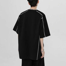 Load image into Gallery viewer, American Deconstructed Patchwork Loose Casual T-shirt
