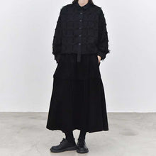 Load image into Gallery viewer, Tassel-trimmed Patchwork Lapel Loose Shirt
