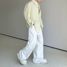 Load image into Gallery viewer, Loose-Fit Striped Collared Shirt
