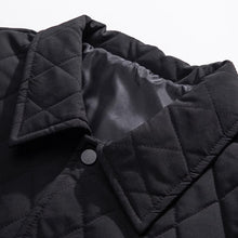 Load image into Gallery viewer, Retro Quilted Diamond Pattern Jacket
