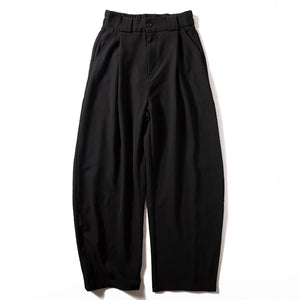 Drape Loose Straight Casual Trousers