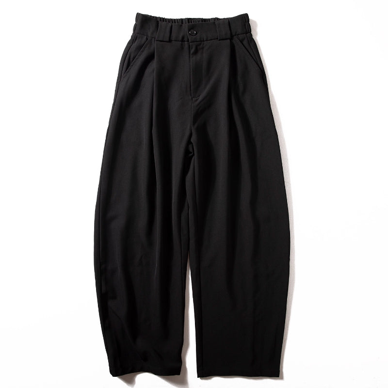 Drape Loose Straight Casual Trousers