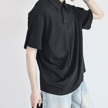 Load image into Gallery viewer, Casual Loose Polo Collar Polo T-shirt
