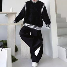 Load image into Gallery viewer, Pink Mink Cashmere Loose Knit Sweater
