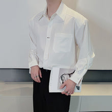 Load image into Gallery viewer, Casual Solid Color Loose Long Sleeve Shirt
