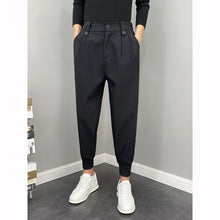 Load image into Gallery viewer, Nine-point Loose Casual Suit Pants
