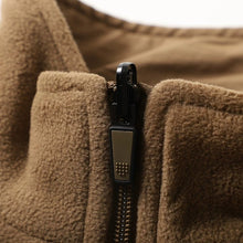 Load image into Gallery viewer, Japanese Reversible Work Jacket Windproof Waterproof Stand Collar Fleece Lined Warm Sherpa Coat
