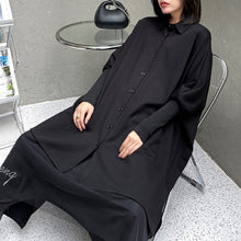 Load image into Gallery viewer, Asymmetric Loose Casual Drape Shirt
