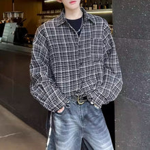 Load image into Gallery viewer, Retro Plaid Wool Casual Shirt
