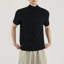 Load image into Gallery viewer, Straight Shoulder Jumpsuit Collar Knitted Slim Fit T-shirt
