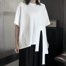 Load image into Gallery viewer, Loose Irregular Slit T-shirt
