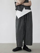 Load image into Gallery viewer, Women's Striped Elastic-Waist Casual Pants
