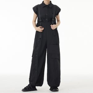 Retro Adjustable Casual Work Overalls