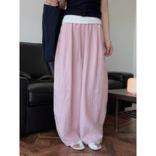 Load image into Gallery viewer, Women's Relaxed-fit Linen Casual Trousers
