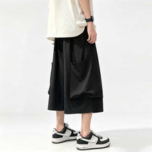 Load image into Gallery viewer, Large Pocket Ice Silk Quick-drying Drape Wide-leg Straight Pants
