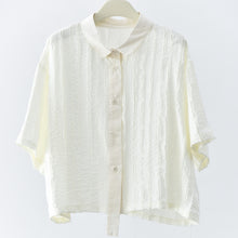 Load image into Gallery viewer, Women’s Textured Loose Casual T-shirt
