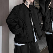 Load image into Gallery viewer, Raw-edge Loose Collarless Blazer
