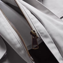 Load image into Gallery viewer, Color-blocked Lapel Mid-length Loose Casual Coat
