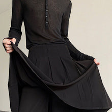 Load image into Gallery viewer, Layered Casual Wide-leg Pleated Skirt Pants

