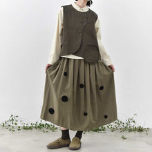 Load image into Gallery viewer, Japanese Retro Patchwork Pocket Vest
