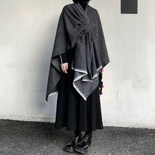 Load image into Gallery viewer, Retro Shawl Cape Coat
