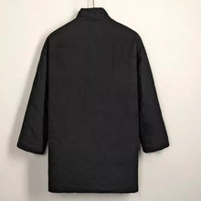 Load image into Gallery viewer, Loose Diagonal Placket Cotton-linen Jacket
