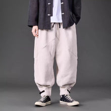 Load image into Gallery viewer, Thickened Faux Lamb Wool Loose Casual Harem Pants
