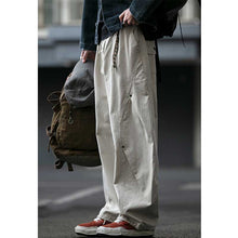 Load image into Gallery viewer, Vintage Double Pleat Wide-leg Drawstring Scimitar Pants

