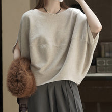 Load image into Gallery viewer, Sleeveless Crew Neck Loose Sweater
