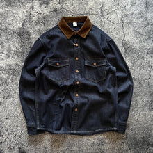 Load image into Gallery viewer, Heavyweight Corduroy Collar Denim Pocket Jacket
