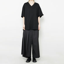 Load image into Gallery viewer, V-neck Casual Drape Loose T-shirt
