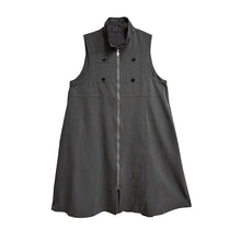 Load image into Gallery viewer, Button Sleeveless Tank Dress
