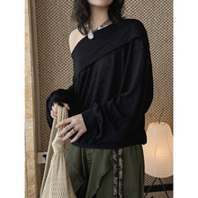 Load image into Gallery viewer, Women's Off-Shoulder Tencel T-Shirt
