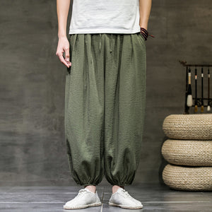 Ice Silk Loose Wide-leg Bloomers