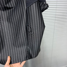 Load image into Gallery viewer, Striped Batwing Sleeve Turtleneck Shirt
