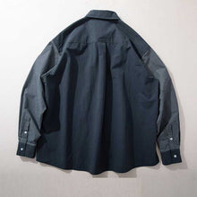 Load image into Gallery viewer, Japanese Striped Patchwork Shirt
