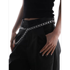 Punk Multifunctional Metal Waist Chain
