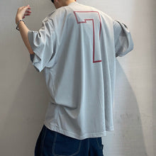 Load image into Gallery viewer, Retro Loose Sports Mesh Hollow Print T-shirt
