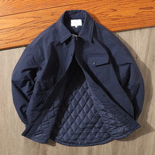 Load image into Gallery viewer, Quilted Loose Casual Lapel Coat
