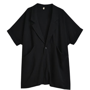 Japanese Loose Thin Chiffon Suit Cardigan