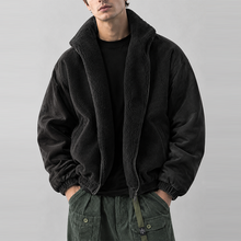 Load image into Gallery viewer, Japanese Retro Style Lamb Wool Cotton Coat
