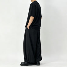 Load image into Gallery viewer, Japanese Elastic-waist Casual Cropped Wide-leg Pants
